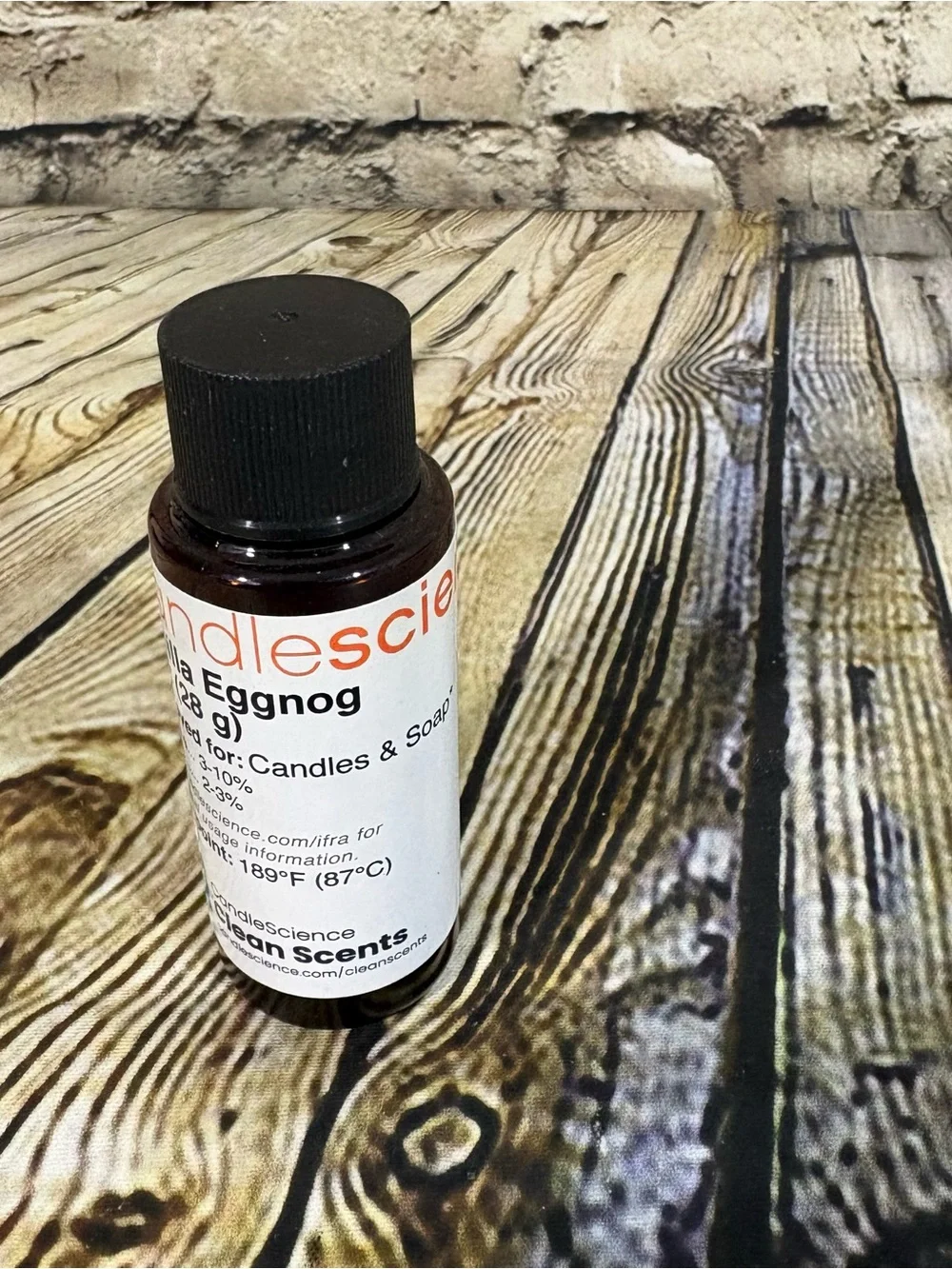 Candlescience Vanilla Eggnog 1 oz. Fragrance Oil For Candle & Soap Making